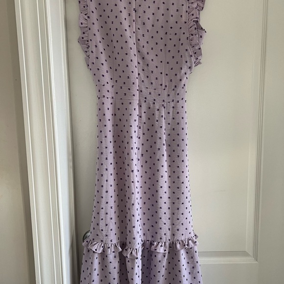 London Times - Wrap Dot Print Dress - Picture 6 of 8